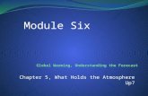 Chapter 5, What Holds the Atmosphere Up? Module Six.