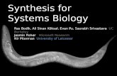 Synthesis for Systems Biology Ras Bodík, Ali Sinan Köksal, Evan Pu, Saurabh Srivastava UC Berkeley Jasmin Fisher Microsoft Research Nir Piterman University.