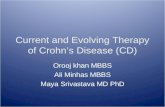 Current and Evolving Therapy of Crohn’s Disease (CD) Orooj khan MBBS Ali Minhas MBBS Maya Srivastava MD PhD.
