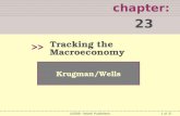 1 of 37 chapter: 23 >> Krugman/Wells ©2009  Worth Publishers Tracking the Macroeconomy.