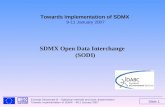 Slide 1 Eurostat Directorate B – Statistical methods and tools; dissemination Towards implementation of SDMX – 9/11 January 2007 SDMX Open Data Interchange.