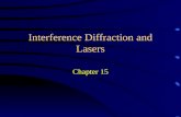 Interference Diffraction and Lasers Chapter 15. Interference of Light Superposition of 2 identical wavetrains traveling in same or opposite directions.