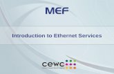 Introduction to Ethernet Services. Moderator and Panelists Ralph Santitoro Director of Carrier Ethernet Solutions Turin Networks MEF Director & Co-chair.