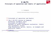 C-DLTS Principle of operation and limits of application E. Fretwurst Institute for Experimental Physics, University of Hamburg  Principle of operation.