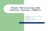 Power Monitoring And Control System (PMACS) NEPTUNE Preliminary Design Review 4-5 December 2003 Chen-Ching Liu, Ting Chan, Kevin Schneider.