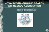 NOVA SCOTIA GROUND SEARCH and RESCUE ASSOCIATION SEARCHER MODULE 3.