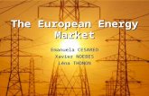 The European Energy Market Emanuela CESAREO Xavier NOEBES Léna THONON.