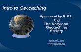 Intro to Geocaching Sponsored by R.E.I. And The Maryland Geocaching Society  .