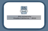 DX University Visalia California – 2015. DX University – Visalia 2015DX University – Visalia 2 DX University Working with Governments to Gain Access to.
