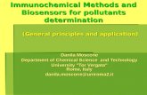 Immunochemical Methods and Biosensors for pollutants determination (General principles and application) Immunochemical Methods and Biosensors for pollutants.