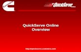 Http://quickserve.cummins.com QuickServe Online Overview.