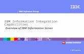 ® IBM Software Group © IBM Corporation IBM Information Integration Capabilities Overview of IBM Information Server.