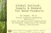 Global Competition: Forest Products Imports Exports Wausau, Wisconsin, USA, 24 February 2004 Photo: APA Global Outlook: Supply & Demand for Wood Products.