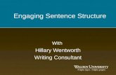 Engaging Sentence Structure With Hillary Wentworth Writing Consultant.