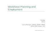 ©Orion HR Group, LLC Workforce Planning and Employment TCHRA 2013 Larry Morgan, SPHR, GPHR, MAIR Orion HR Group, LLC.
