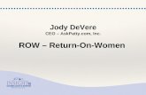 Jody DeVere CEO – AskPatty.com, Inc. ROW – Return-On-Women.