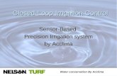 Water conservation By Acclima Closed-Loop Irrigation Control Sensor-Based Precision Irrigation system by Acclima.
