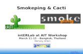 Nsrc@intERLab Bangkok, Thailand Smokeping & Cacti intERLab at AIT Workshop March 11-15 – Bangkok, Thailand Hervey Allen.
