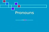 Pronouns. What is a pronoun? A pronoun is a word that is used in place of one or more nouns or pronouns.