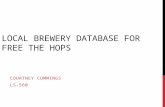 LOCAL BREWERY DATABASE FOR FREE THE HOPS COURTNEY CUMMINGS LS-560.