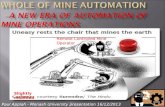 Paul Appiah - Monash University presentation 16/12/2013 Slightly modified Remote Controlled Mine Operator.