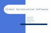 Global Optimization Software Doron Pearl Jonathan Li Olesya Peshko Xie Feng.