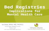 Bed Registries Implications for Mental Health Care.