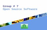 LOGO Group # 7 Open Source Software. Group # 7 – Open Source Software Andrew Benz Shuang Gao Xianjin Jiang Janice Hovis Jacob Steingrubey 2.