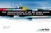 Full characterization of HAV RNA window period positive blood donations in Germany SoGAT XVIII Bethesda.