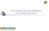 10 Essential Security Measures PA Turnpike Commission.