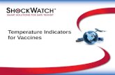 Temperature Indicators for Vaccines. ShockWatch Cold Chain Solutions TrekView Multi-use recorder Performance Data Recorders Chemical Indicators ColdMark.