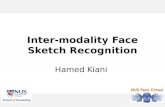 Inter-modality Face Sketch Recognition Hamed Kiani.