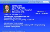 SURGEON: Chris ALDREN Wexham Park Hospital Berkshire (UK) TYPE OF PATHOLOGY Conductive hearing loss left ear PLANNED SURGERY Stapedotomy with vein graft.