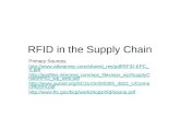 RFID in the Supply Chain Primary Sources: http://www.atkearney.com/shared_res/pdf/RFID- EPC_S.pdf http://epsfiles.intermec.com/eps_files/eps_wp/SupplyC.
