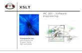MC 365 – Software Engineering Presented by: John Ristuccia Shawn Posts Ndi Sampson XSLT Introduction BCi.