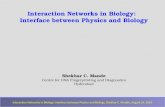 Interaction Networks in Biology: Interface between Physics and Biology, Shekhar C. Mande, August 24, 2009 Interaction Networks in Biology: Interface between.
