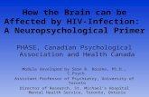 How the Brain can be Affected by HIV-Infection: A Neuropsychological Primer PHASE, Canadian Psychological Association and Health Canada Module developed.