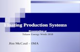 Floating Production Systems Presentation at Tulane Energy Week 2010 Jim McCaul – IMA.