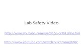 Lab Safety Video  .
