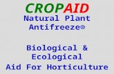 CROPAID Natural Plant Antifreeze® Biological & Ecological Aid For Horticulture.