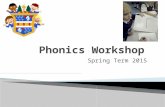 Spring Term 2015. Phonics is how your child learns to read and write. Children are taught basic letter sounds and alternative letter sounds. The children.
