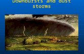 Downbursts and dust storms. Review of last lecture 1.3 stages of supercell tornado formation. 2.2 types of non-supercell tornado formation. 3.Tornado.