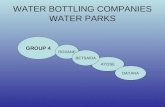 WATER BOTTLING COMPANIES WATER PARKS GROUP 4 ROXANE AYOSE BETSAIDA DAYANA.
