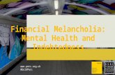 Financial Melancholia: Mental Health and Indebtedness  @GoldPerc.
