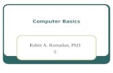 Computer Basics Rabie A. Ramadan, PhD 5. Computer Software 2.