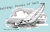 “The joy of Sailing” Points of Sail “The joy of Sailing” Key Terms: Beam Reach Close-Hauled Broad Reach Downwind In Irons Port Tack Starboard Tack Objective:
