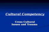 Cultural Competency Cross Cultural Issues and Trauma.