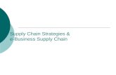 Supply Chain Strategies & e-Business Supply Chain.