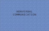 NONVERBAL COMMUNICATION. OBJECTIVES Define the term non-verbal communication and its concepts Explain the nature of non-verbal behaviors Illustrate non-verbal.