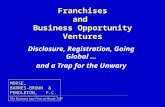MORSE, BARNES-BROWN & PENDLETON, P.C. The Business Law Firm on Route 128 ® Franchises and Business Opportunity Ventures Disclosure, Registration, Going.